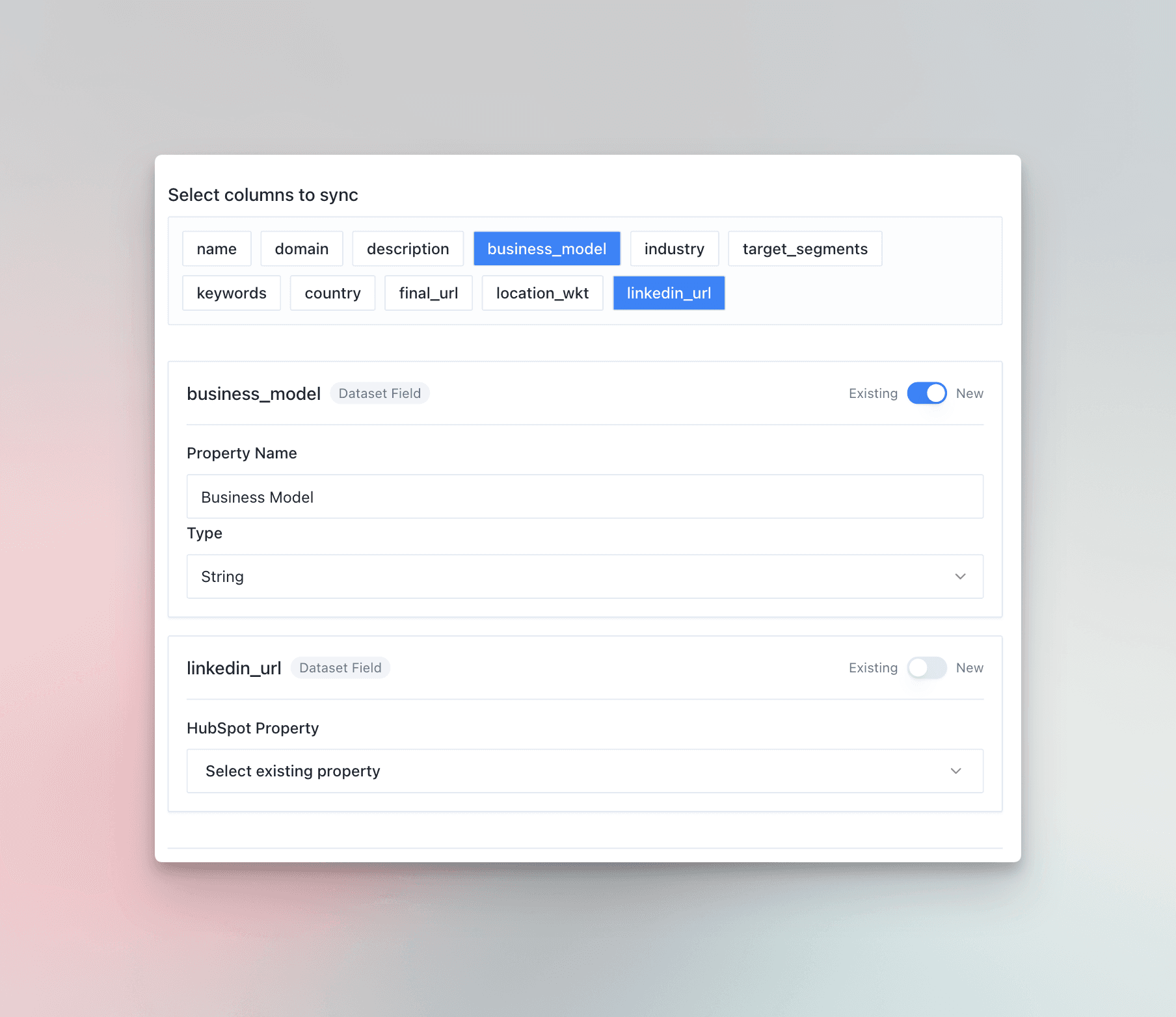 Preview Domain Matching