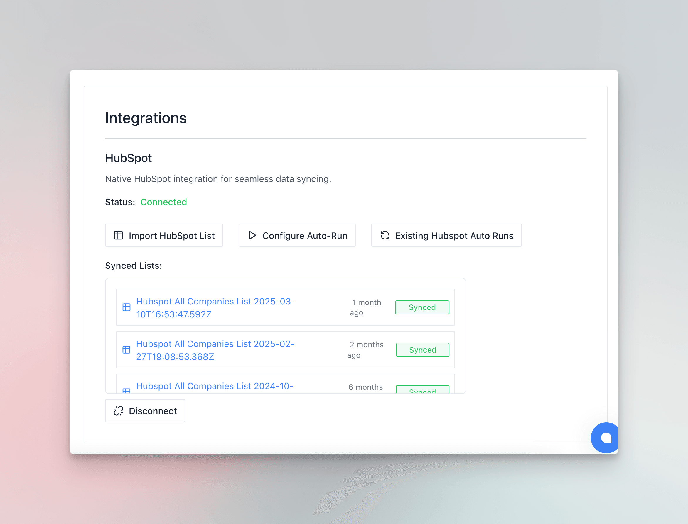 HubSpot Integration 1