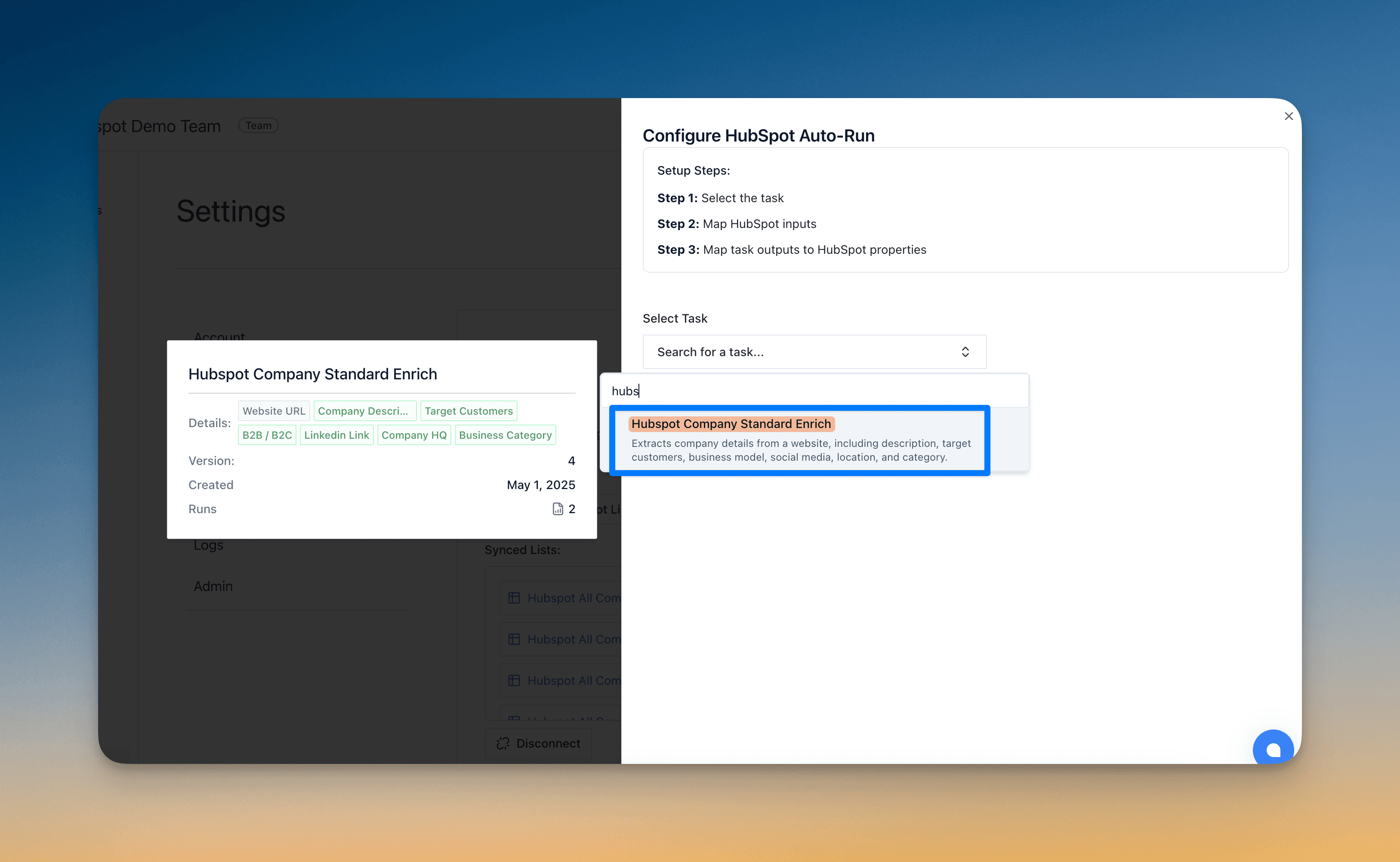 Configure Auto-Run Selection